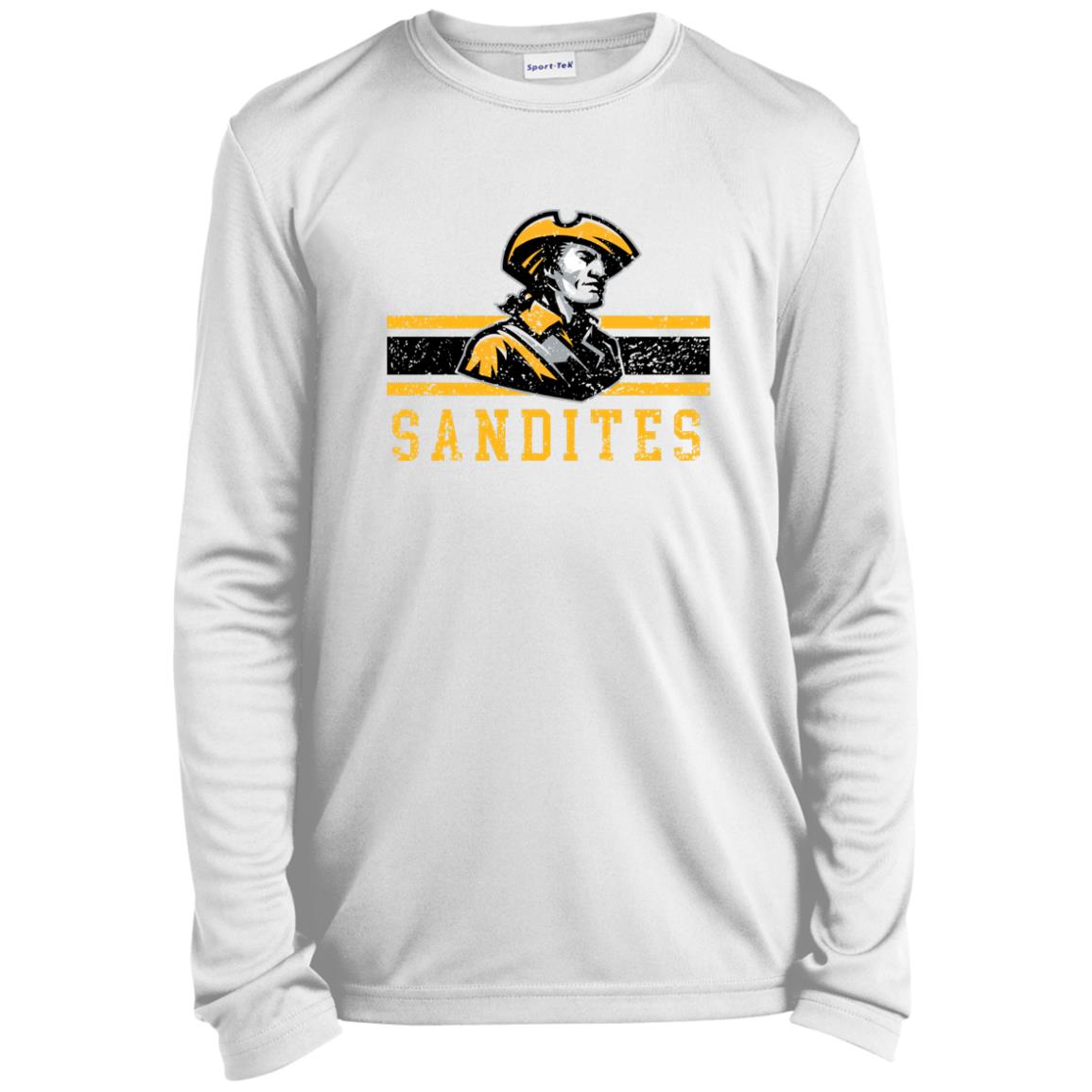 SAND SPRINGS SANDITES YOUTH LONG SLEEVE PERFORMANCE TEE - The Club