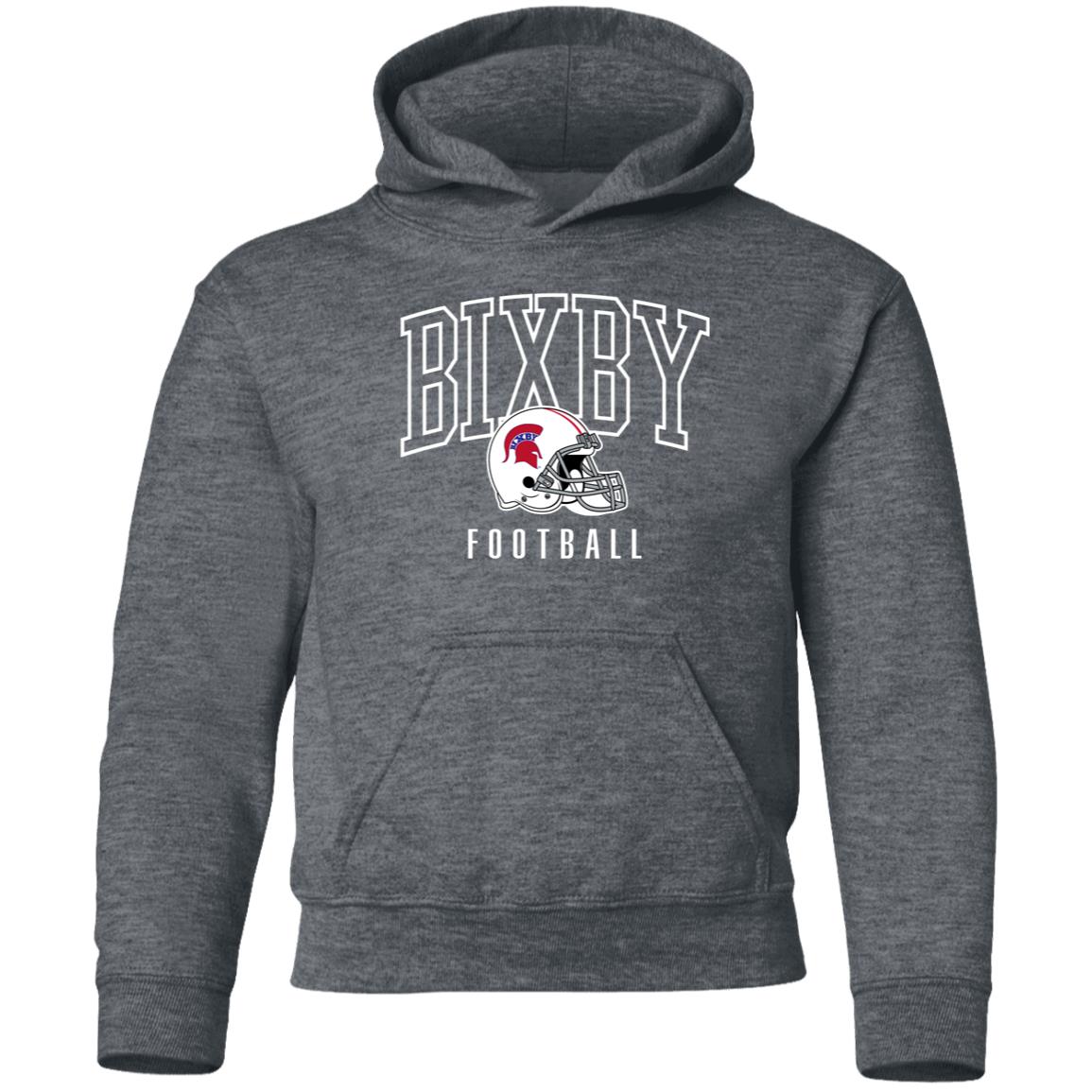 BIXBY SPARTAN FOOTBALL - Youth Pullover Hoodie