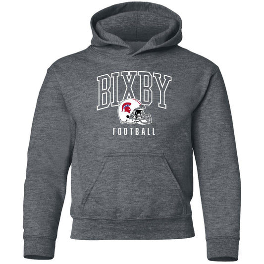 BIXBY SPARTAN FOOTBALL - Youth Pullover Hoodie
