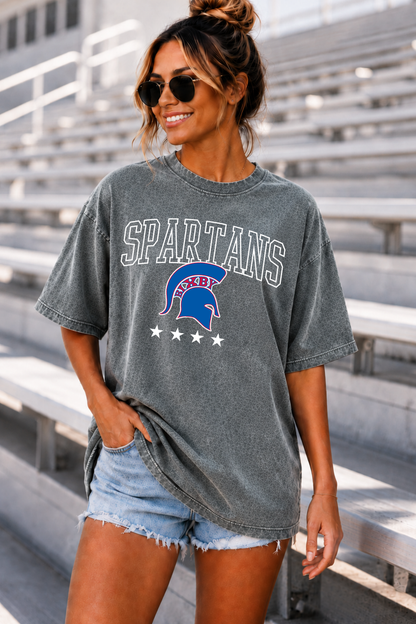 BIXBY SPARTANS VINTAGE OVERSIZED BOYFRIEND TEE