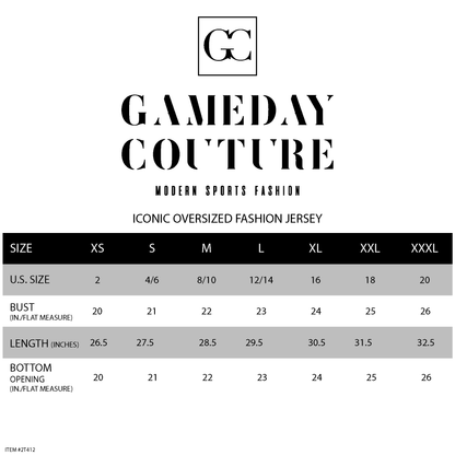 GEORGIA BULLDOGS OPTION PLAY ICONIC OVERSIZED FASHION JERSEY