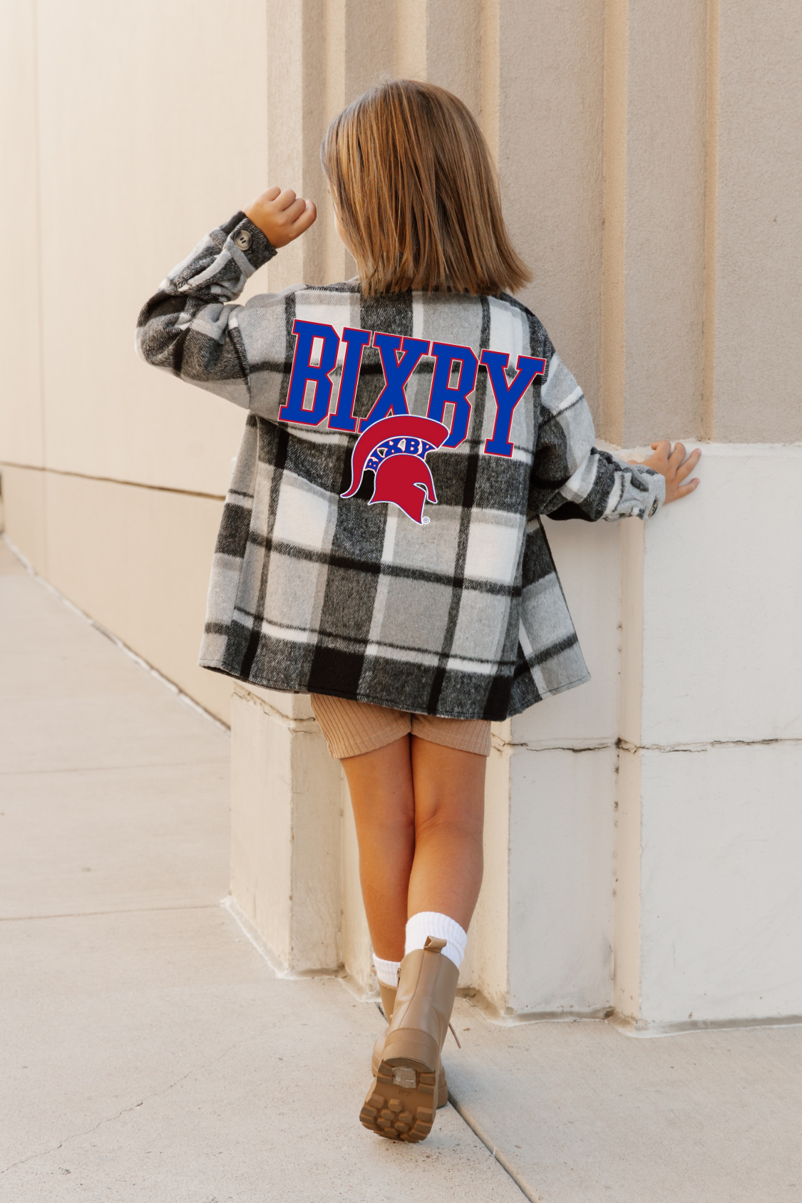 MATCH YOUR MINI - CLASSIC THREADS SPARTAN PLAID SHACKET FOR YOUTH