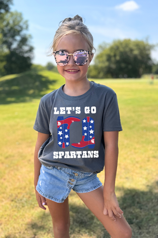 25BIX024-BIXBY SPARTANS ESSENTIAL YOUTH TEE