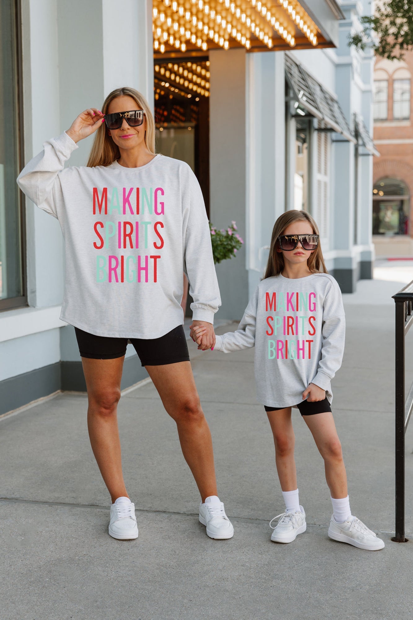 MAKING SPRITS BRIGHT DROP SHOULDER LONG SLEEVE PULLOVER FOR KIDS