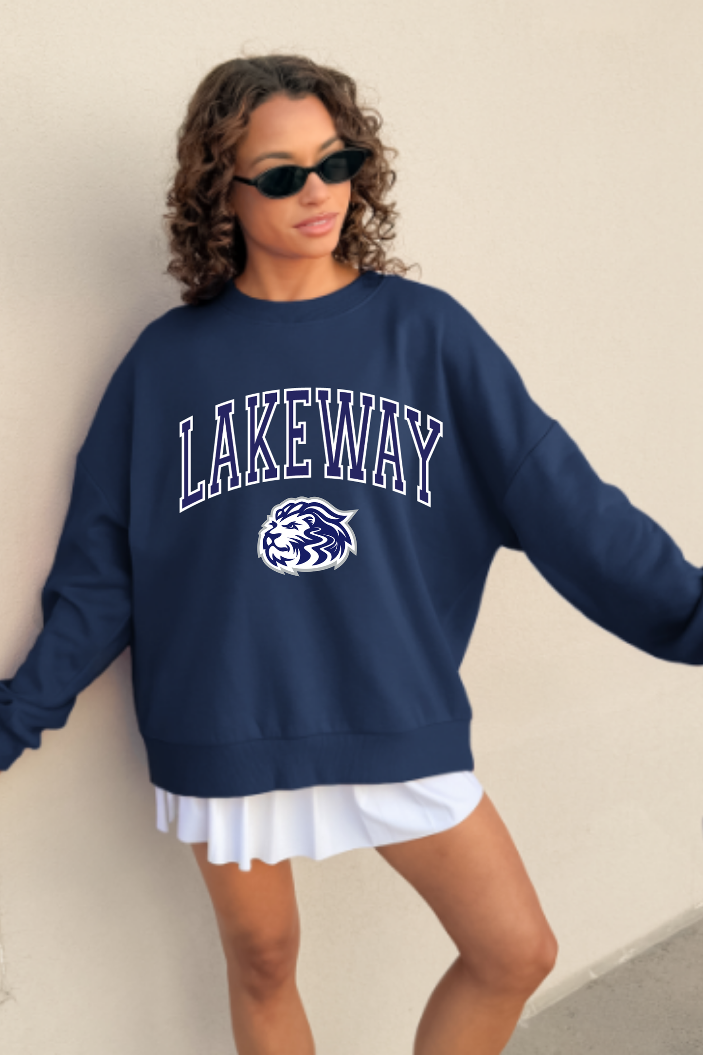 LAKEWAY LIONS PREMIUM CREWNECK PULLOVER