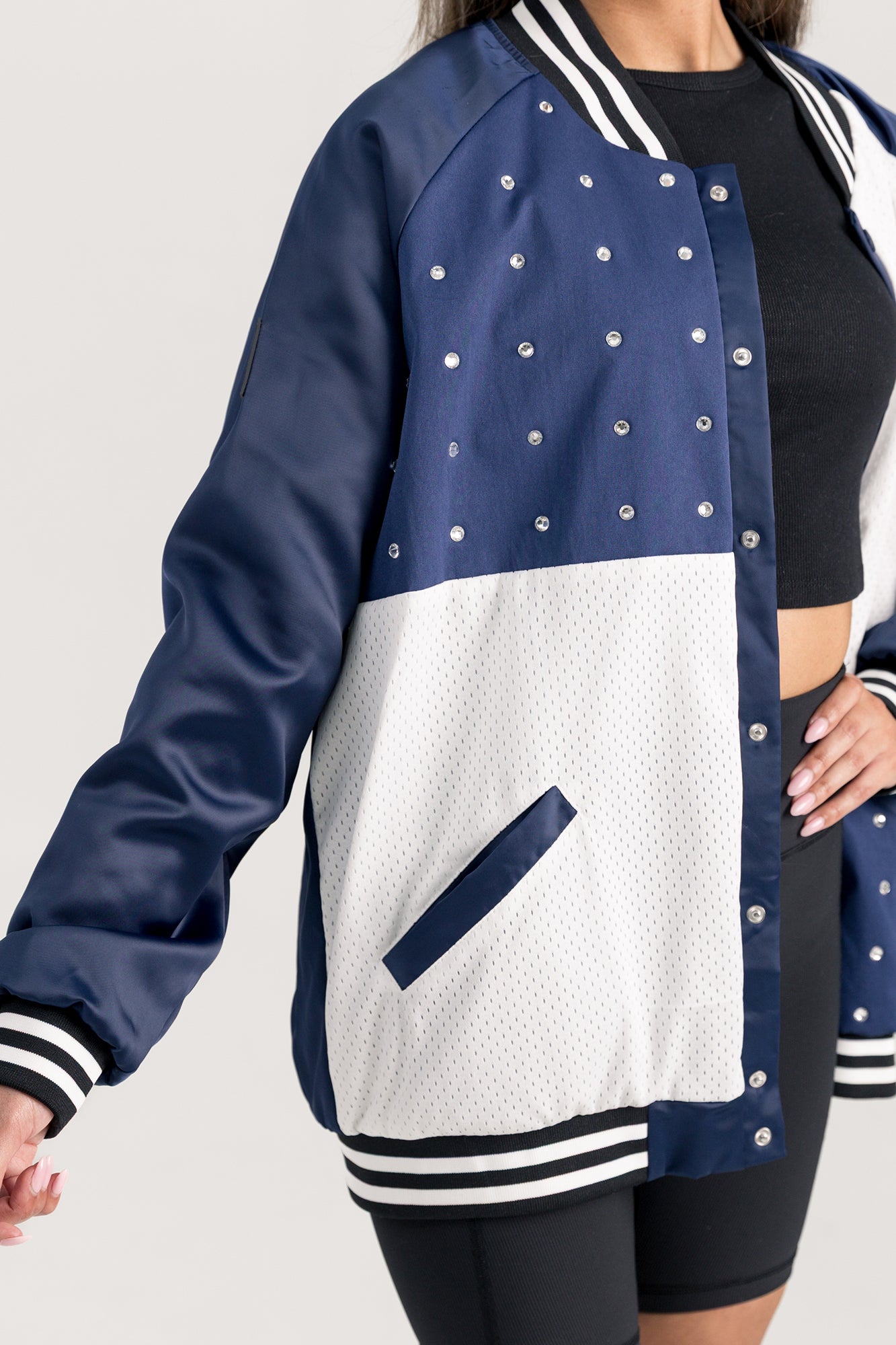 AUBURN TIGERS REFINED RIVALRY THROWBACK VARSITY BOMBER JACKET