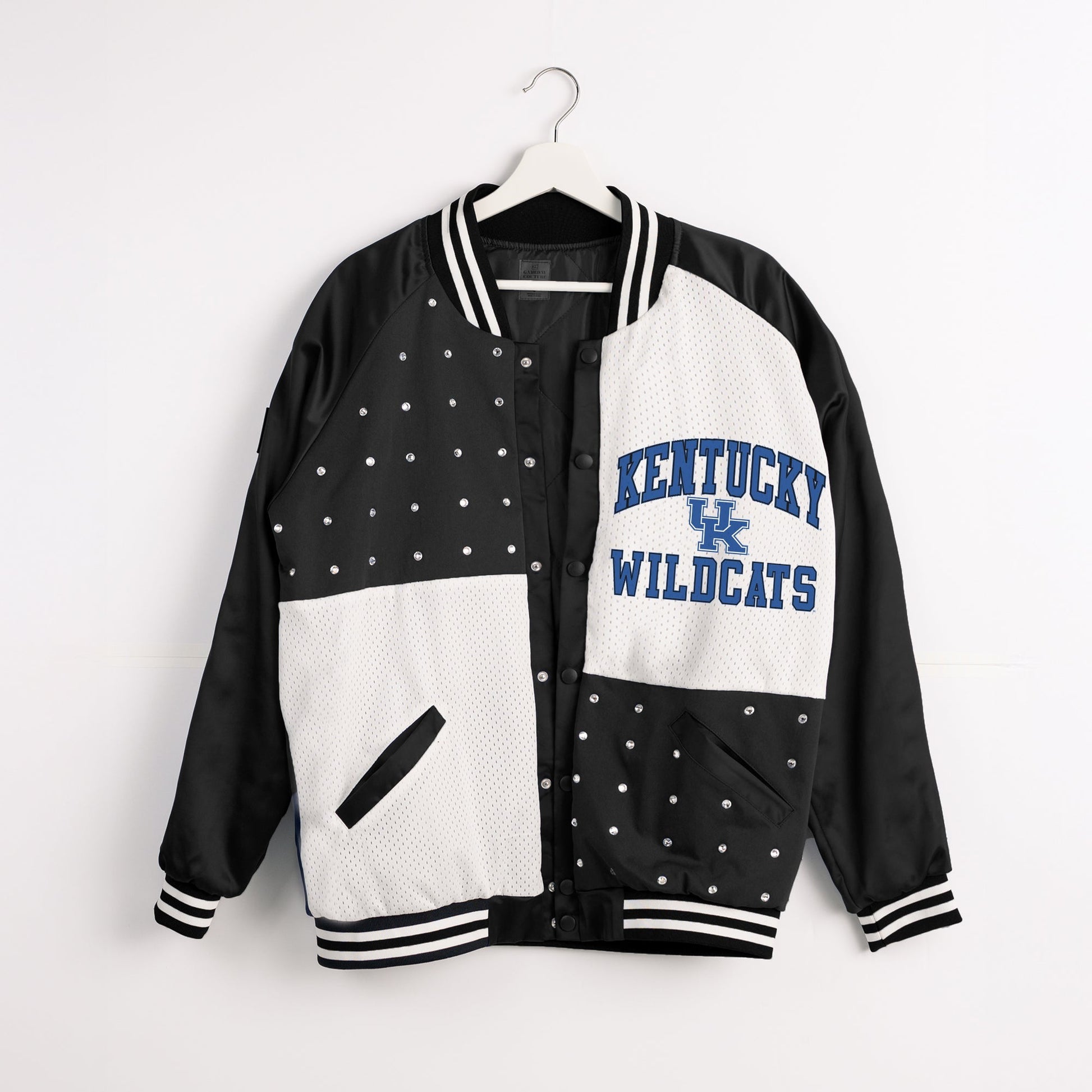 KENTUCKY WILDCATS REFINED RIVALRY THROWBACK VARSITY BOMBER JACKET