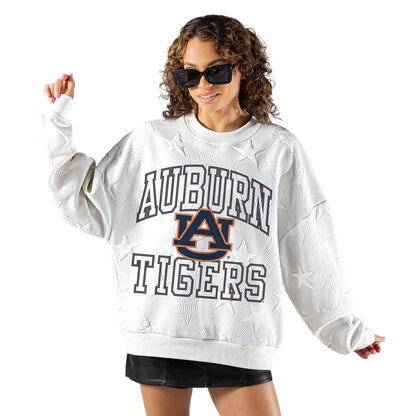AUBURN TIGERS BIG PLAY ENERGY EMBOSSED STAR CREWNECK
