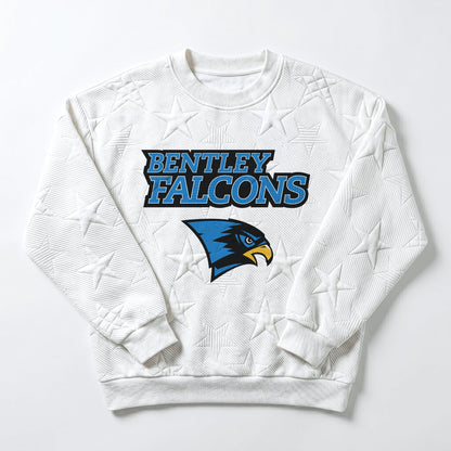 BENTLEY FALCONS BIG PLAY ENERGY EMBOSSED STAR CREWNECK