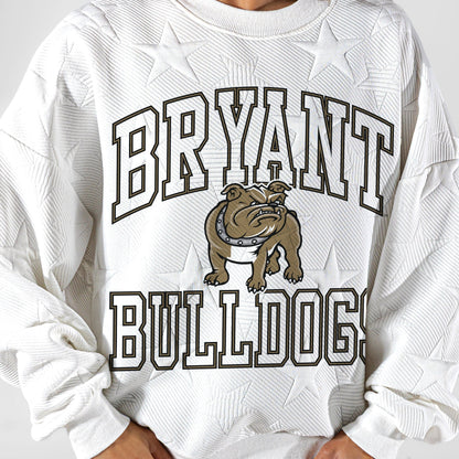BRYANT BULLDOGS BIG PLAY ENERGY EMBOSSED STAR CREWNECK