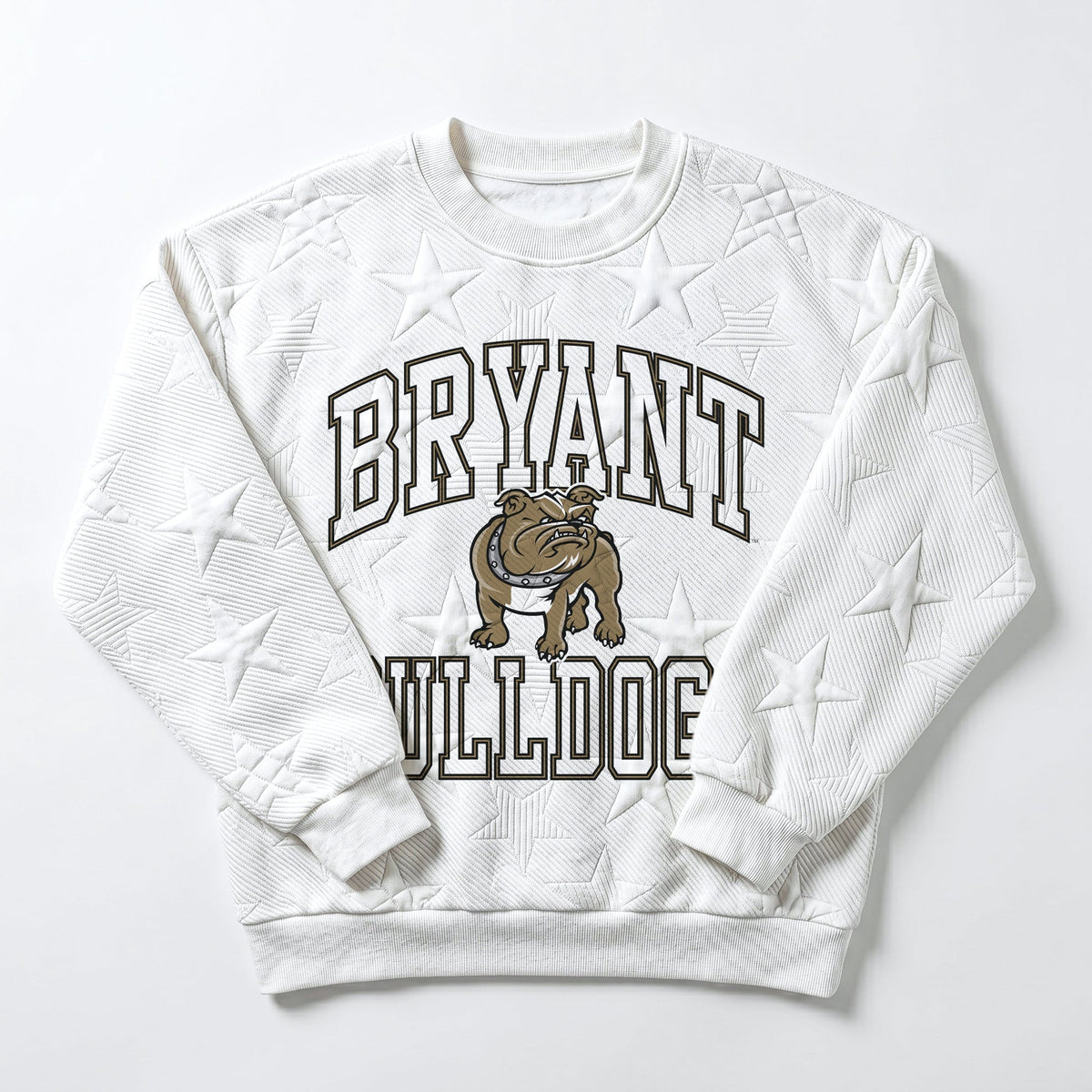 BRYANT BULLDOGS BIG PLAY ENERGY EMBOSSED STAR CREWNECK