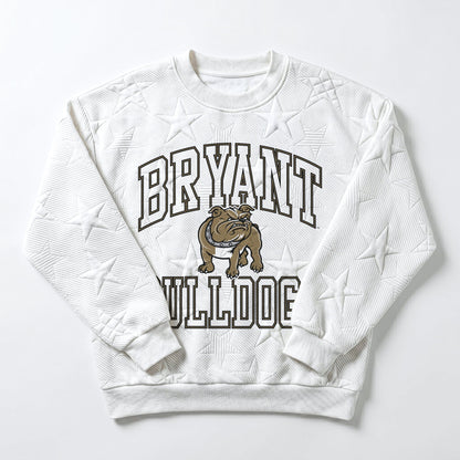 BRYANT BULLDOGS BIG PLAY ENERGY EMBOSSED STAR CREWNECK
