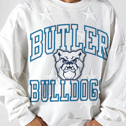 BUTLER BULLDOGS BIG PLAY ENERGY EMBOSSED STAR CREWNECK
