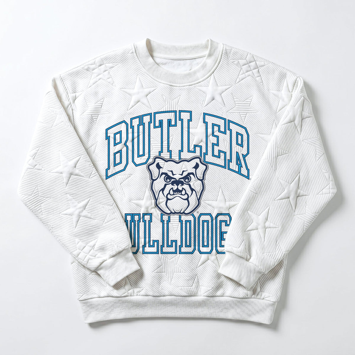 BUTLER BULLDOGS BIG PLAY ENERGY EMBOSSED STAR CREWNECK