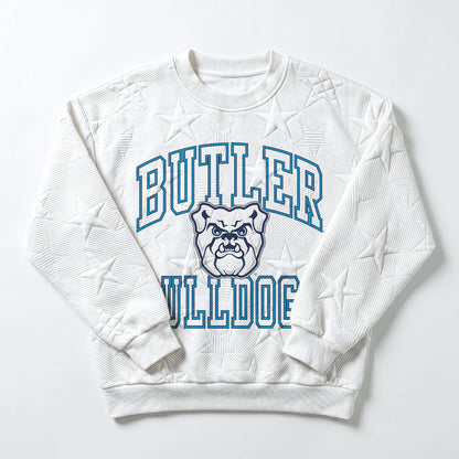 BUTLER BULLDOGS BIG PLAY ENERGY EMBOSSED STAR CREWNECK