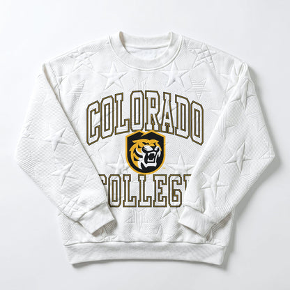COLORADO TIGERS BIG PLAY ENERGY EMBOSSED STAR CREWNECK