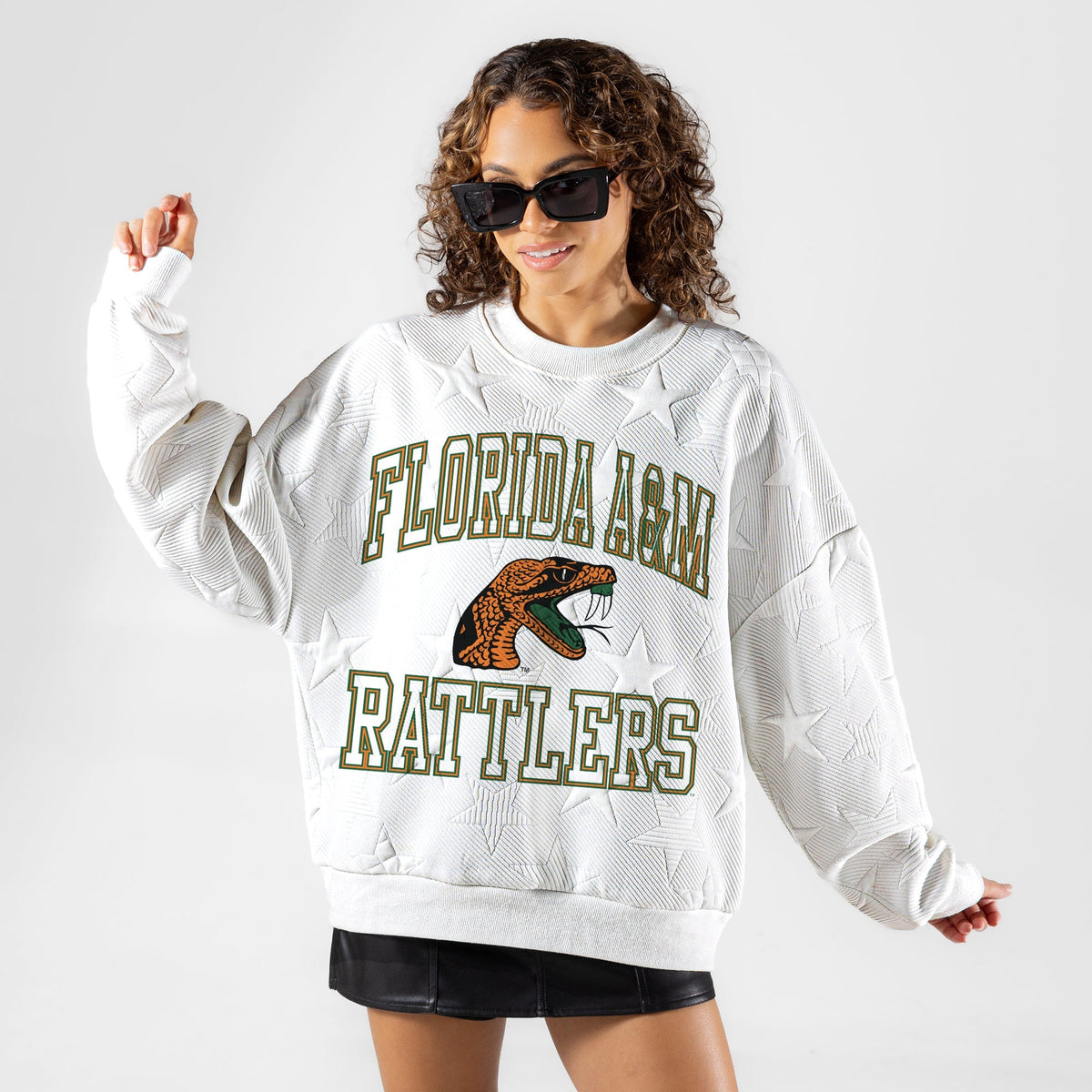FLORIDA A&M RATTLERS BIG PLAY ENERGY EMBOSSED STAR CREWNECK