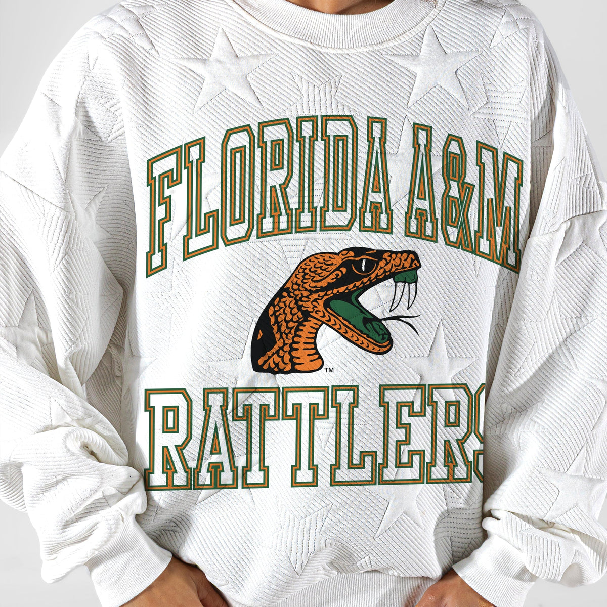 FLORIDA A&M RATTLERS BIG PLAY ENERGY EMBOSSED STAR CREWNECK