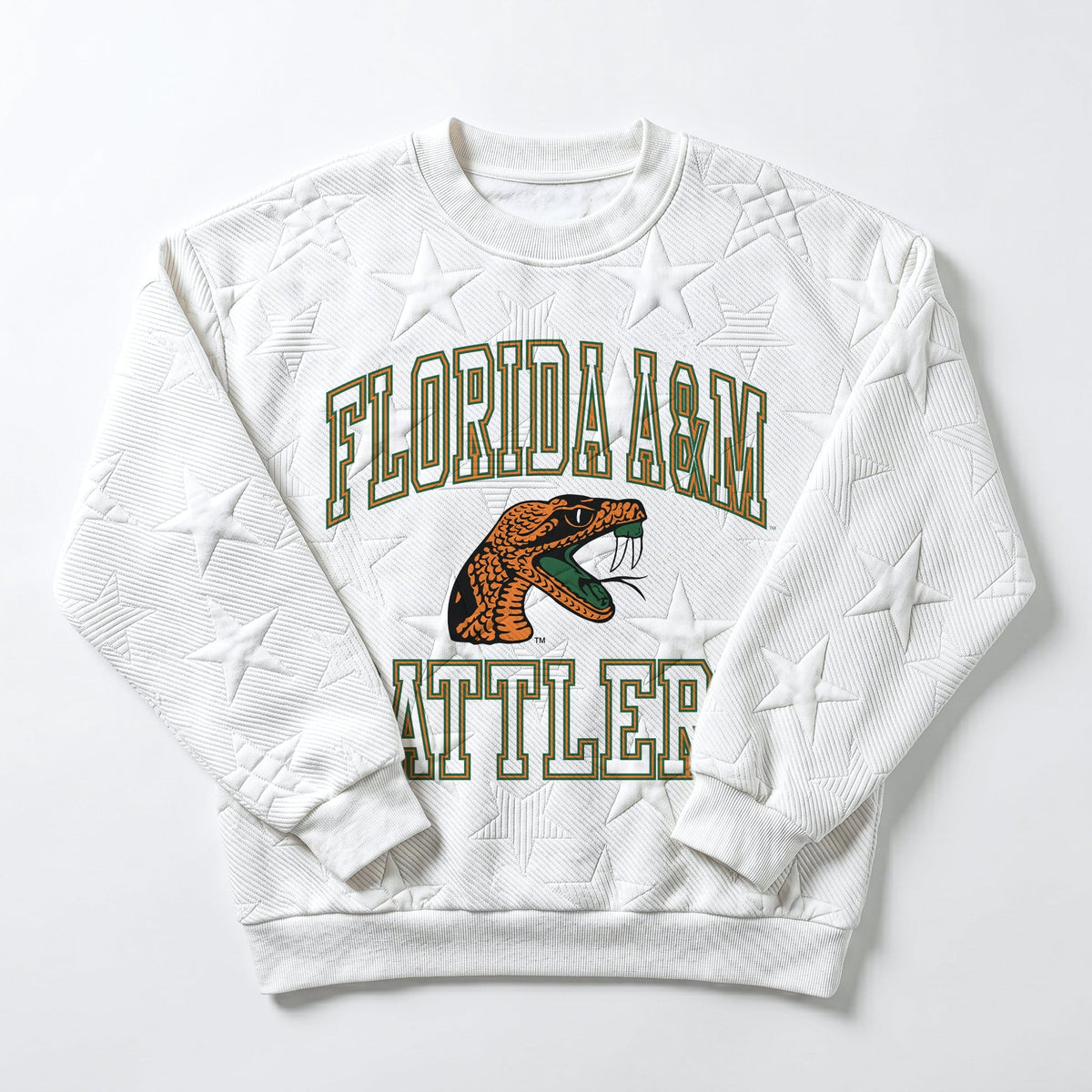 FLORIDA A&M RATTLERS BIG PLAY ENERGY EMBOSSED STAR CREWNECK