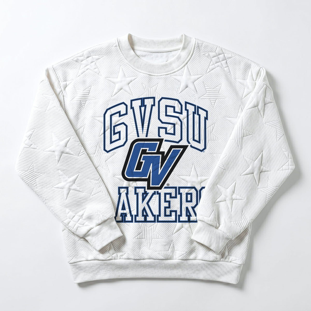 GRAND VALLEY LAKERS BIG PLAY ENERGY EMBOSSED STAR CREWNECK