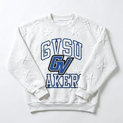 GRAND VALLEY LAKERS BIG PLAY ENERGY EMBOSSED STAR CREWNECK