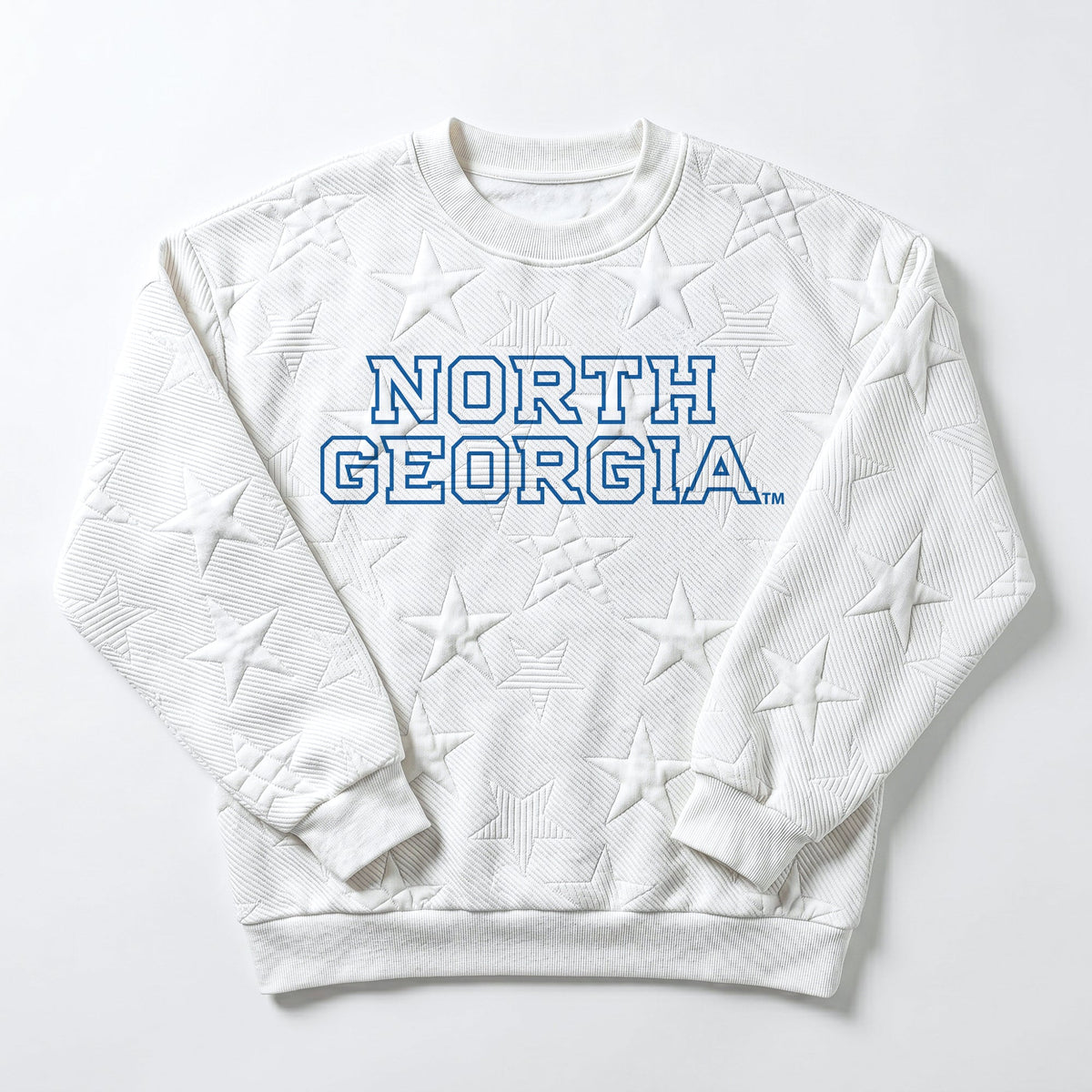 NORTH GEORGIA NIGHTHAWKS BIG PLAY ENERGY EMBOSSED STAR CREWNECK