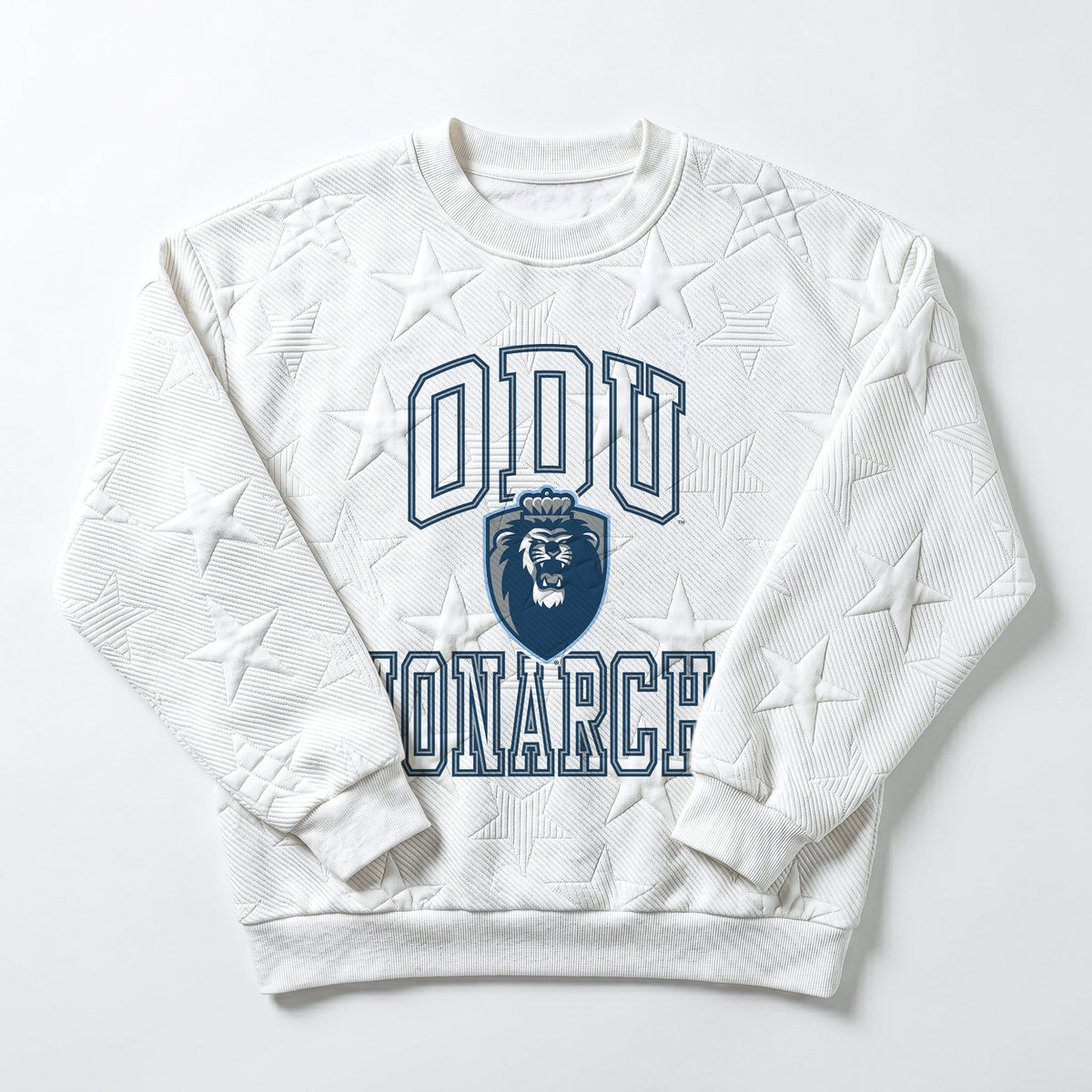 OLD DOMINION MONARCHS BIG PLAY ENERGY EMBOSSED STAR CREWNECK