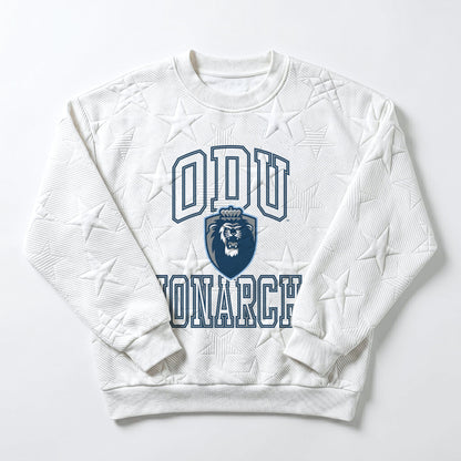 OLD DOMINION MONARCHS BIG PLAY ENERGY EMBOSSED STAR CREWNECK