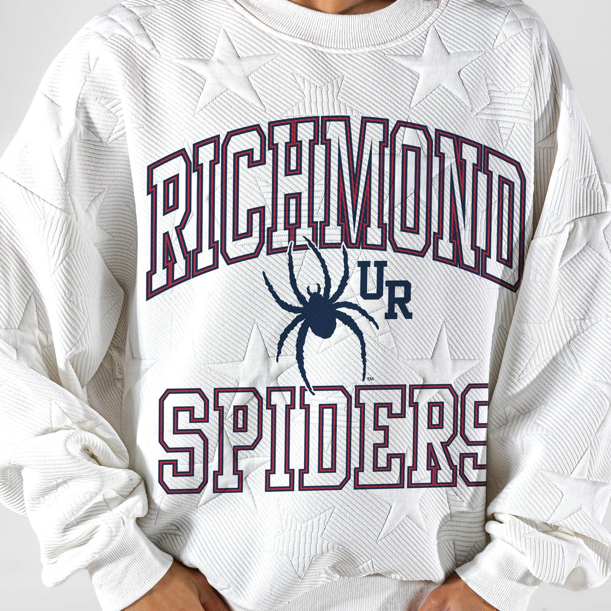 RICHMOND SPIDERS BIG PLAY ENERGY EMBOSSED STAR CREWNECK