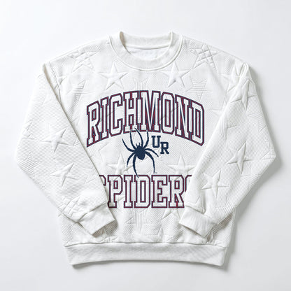 RICHMOND SPIDERS BIG PLAY ENERGY EMBOSSED STAR CREWNECK