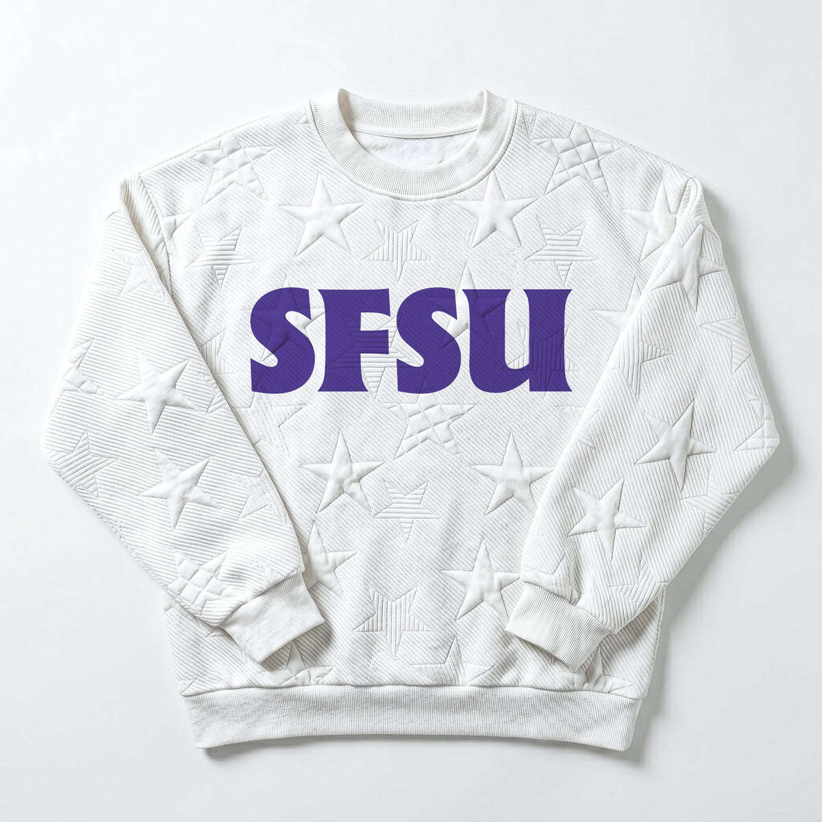 SF STATE GATORS BIG PLAY ENERGY EMBOSSED STAR CREWNECK