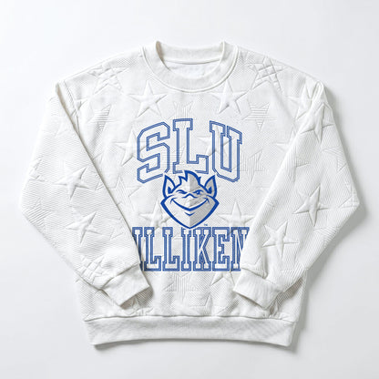 SAINT LOUIS BILLIKENS BIG PLAY ENERGY EMBOSSED STAR CREWNECK