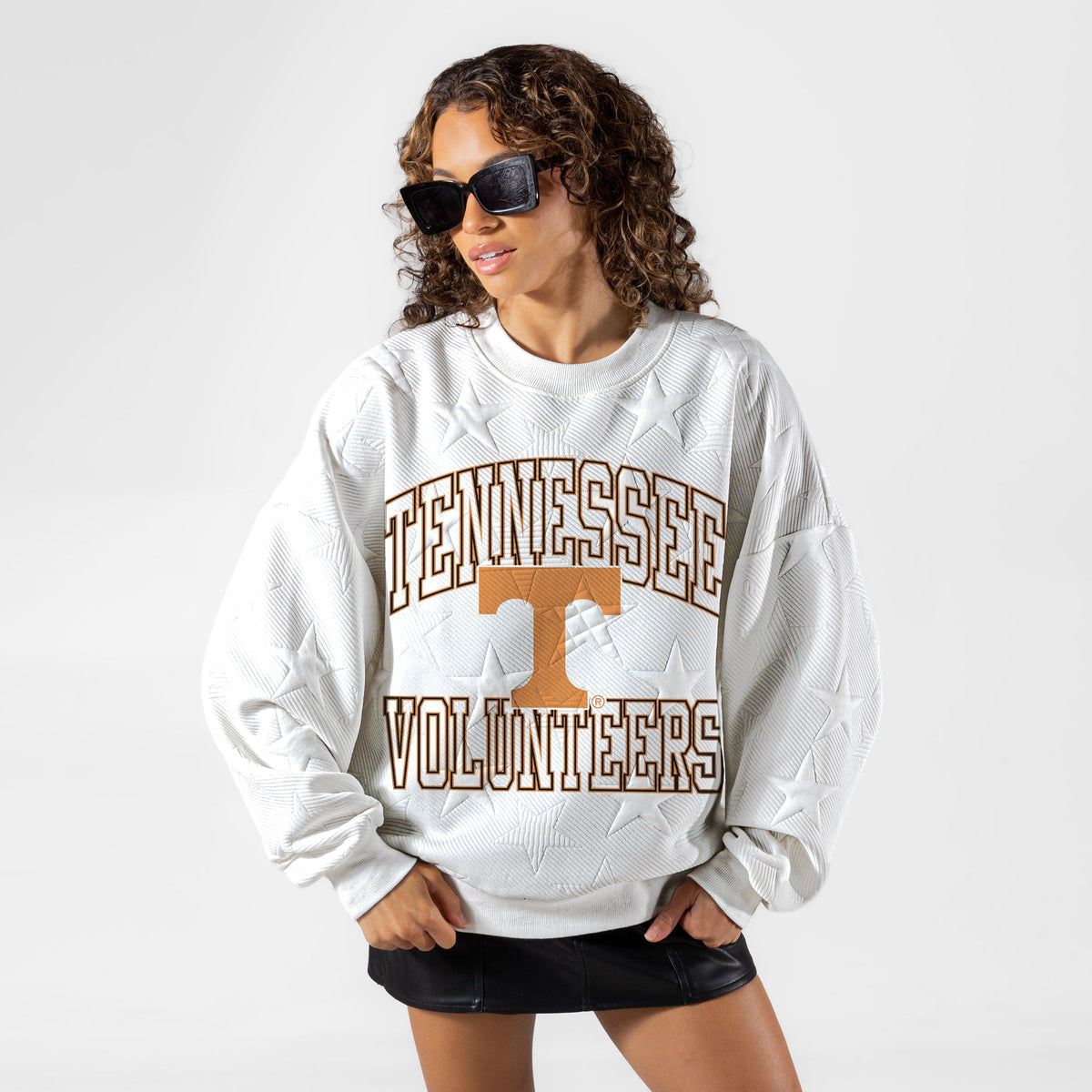 TENNESSEE VOLUNTEERS BIG PLAY ENERGY EMBOSSED STAR CREWNECK