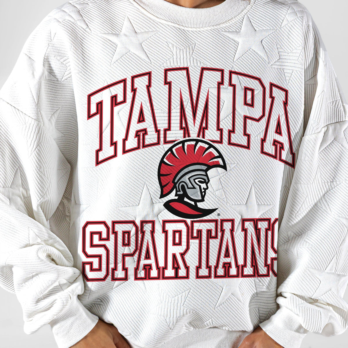 TAMPA SPARTANS BIG PLAY ENERGY EMBOSSED STAR CREWNECK