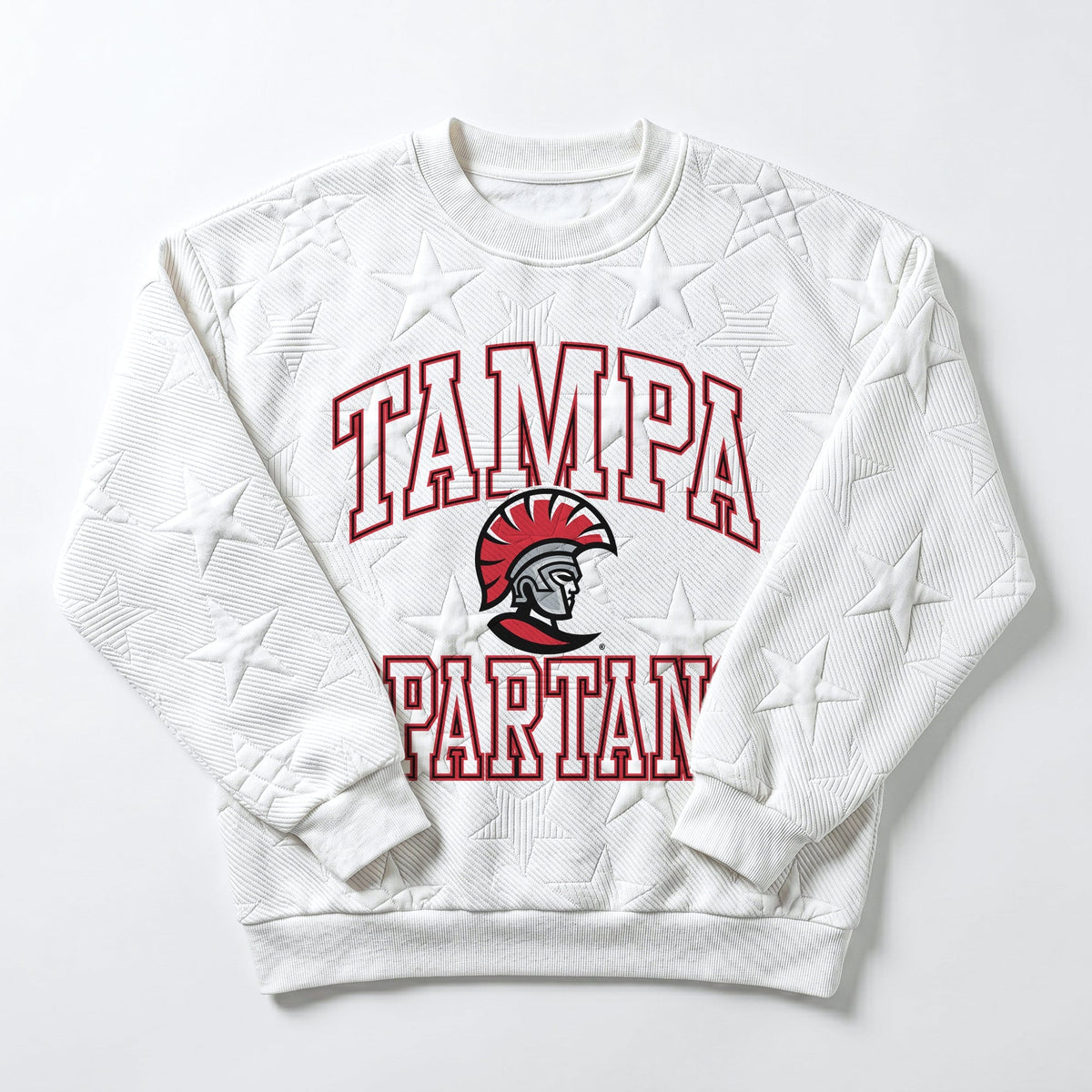 TAMPA SPARTANS BIG PLAY ENERGY EMBOSSED STAR CREWNECK
