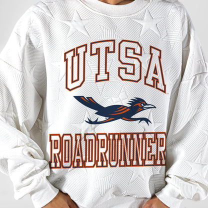 UTSA ROADRUNNERS BIG PLAY ENERGY EMBOSSED STAR CREWNECK