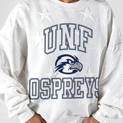 NORTH FLORIDA OSPREYS BIG PLAY ENERGY EMBOSSED STAR CREWNECK
