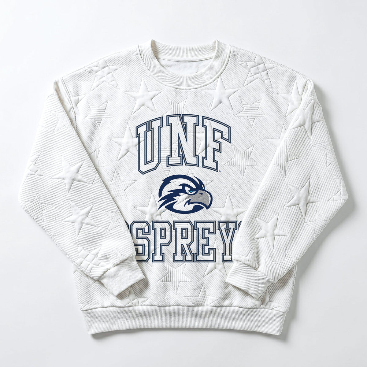 NORTH FLORIDA OSPREYS BIG PLAY ENERGY EMBOSSED STAR CREWNECK