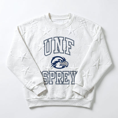 NORTH FLORIDA OSPREYS BIG PLAY ENERGY EMBOSSED STAR CREWNECK