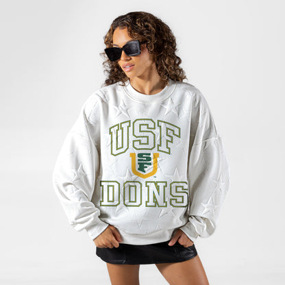 SAN FRANCISCO DONS BIG PLAY ENERGY EMBOSSED STAR CREWNECK