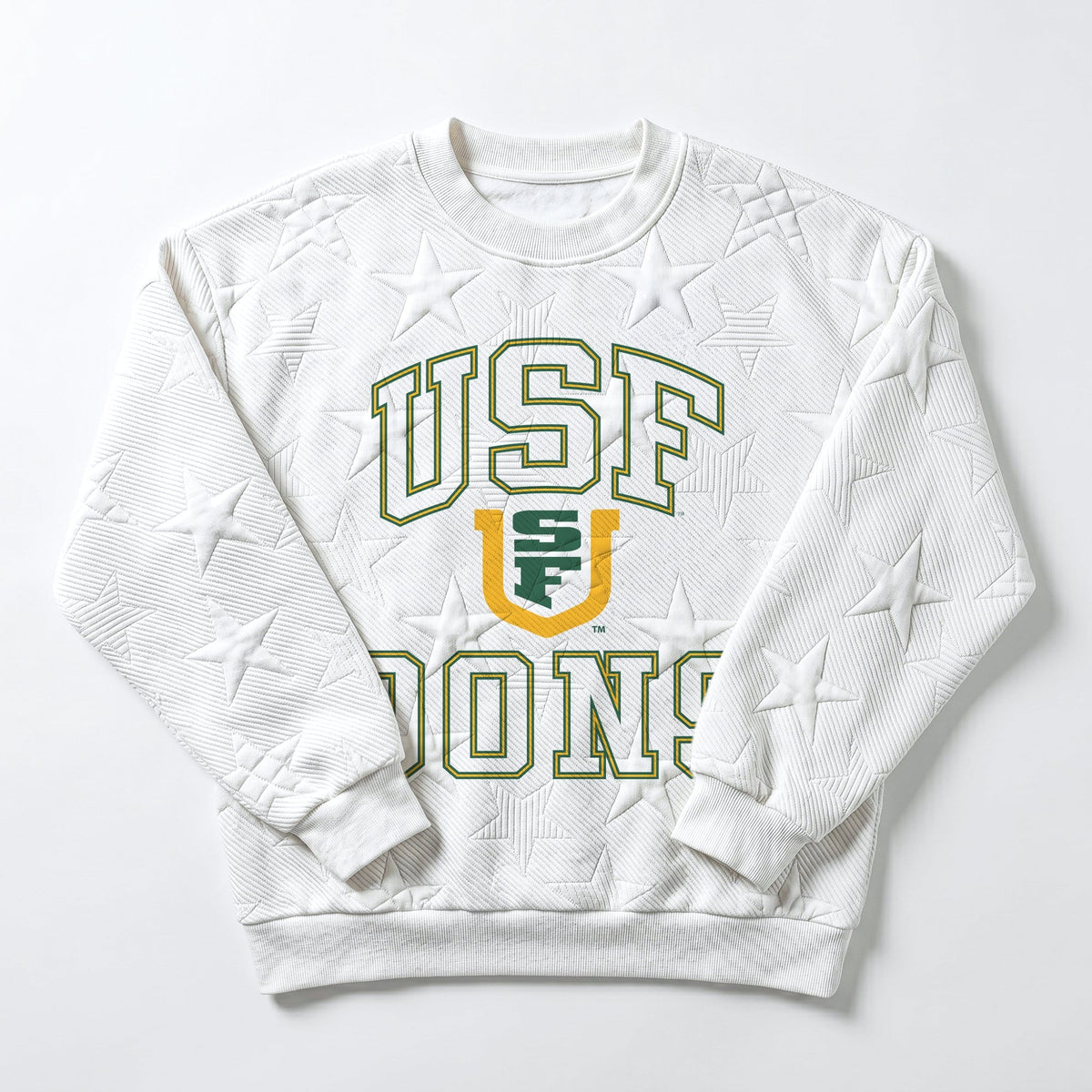 SAN FRANCISCO DONS BIG PLAY ENERGY EMBOSSED STAR CREWNECK