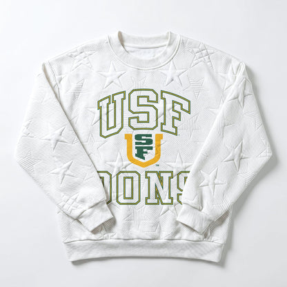 SAN FRANCISCO DONS BIG PLAY ENERGY EMBOSSED STAR CREWNECK