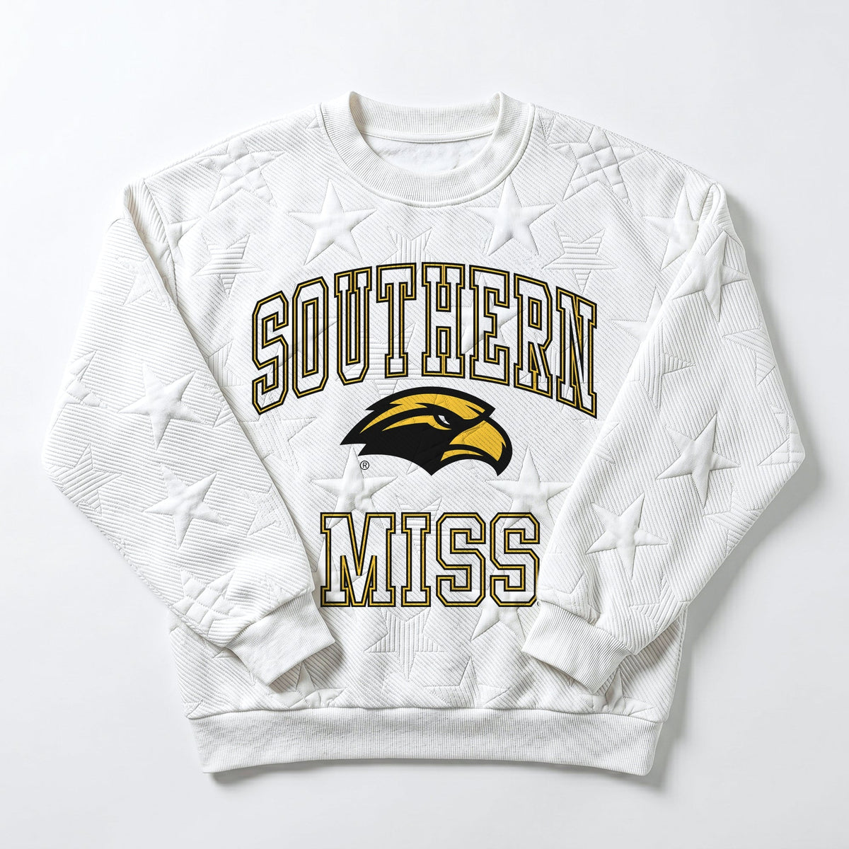 SOUTHERN MISS GOLDEN EAGLES BIG PLAY ENERGY EMBOSSED STAR CREWNECK