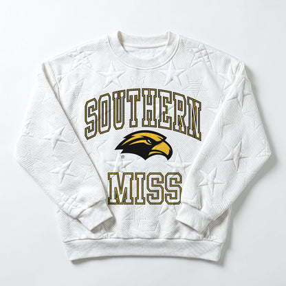 SOUTHERN MISS GOLDEN EAGLES BIG PLAY ENERGY EMBOSSED STAR CREWNECK