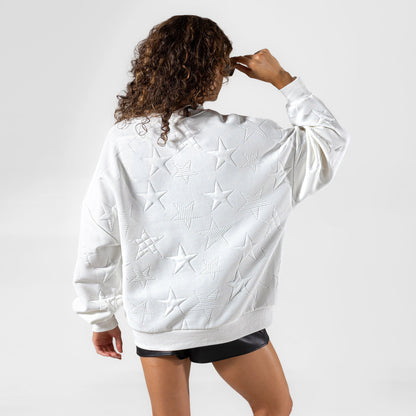 BIXBY SPARTANS STAR EMBOSSED SWEATSHIRT