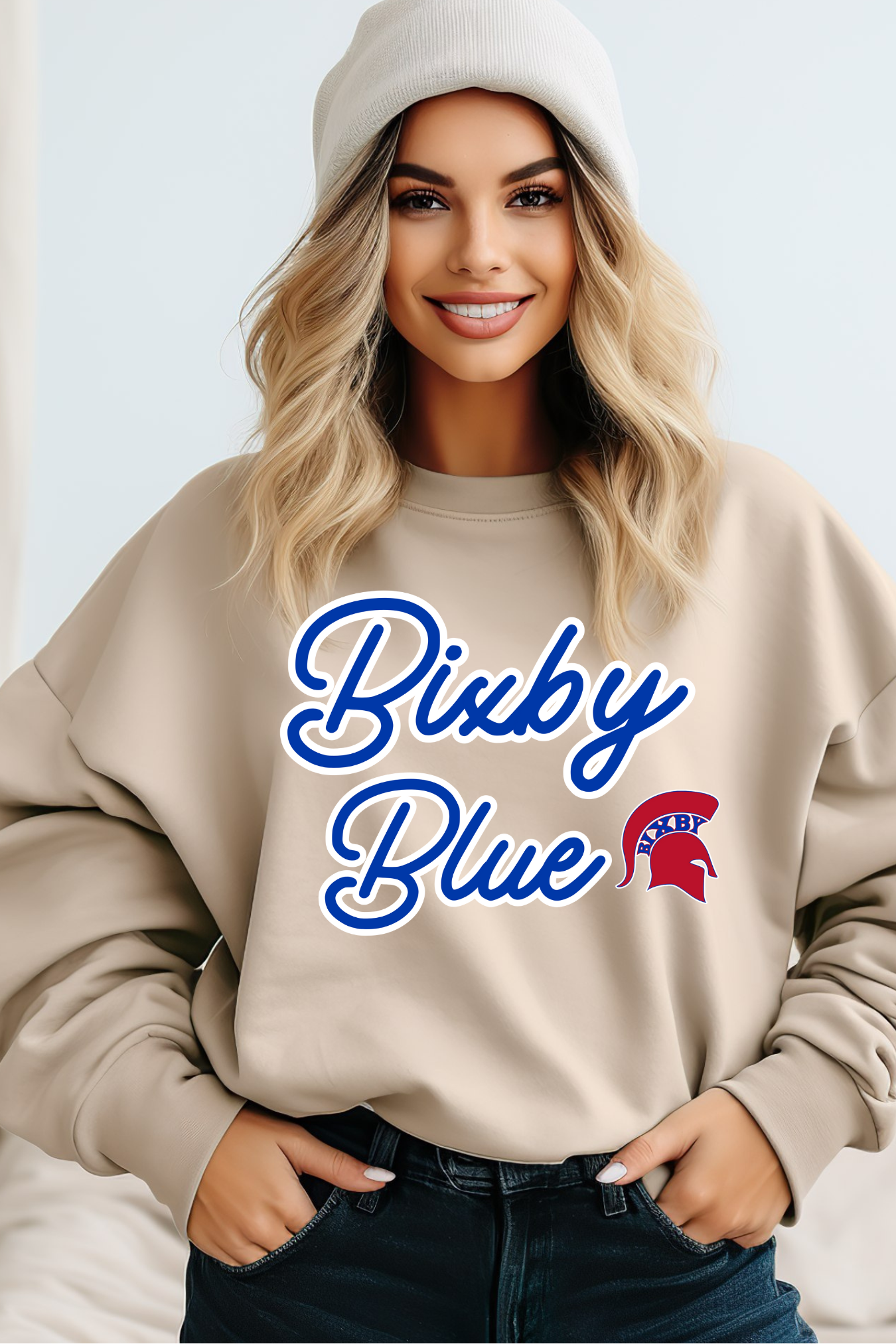 BLUE SPIRIT CLASSIC CREWNECK SWEATSHIRT