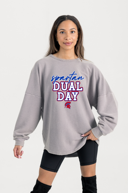 BIXBY WRESTLING WASHED CORDED PULLOVER