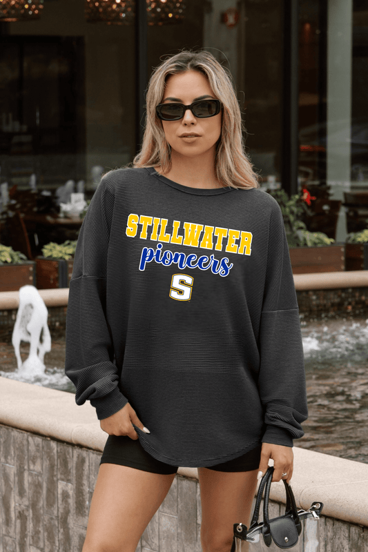 STILLWATER PIONEERS WASHED CORDED PULLOVER - The Club