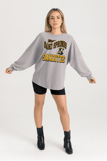 SAND SPRINGS SANDITES WASHED CORDED PULLOVER - The Club