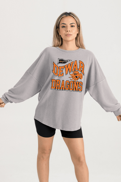 DEWAR DRAGONS WASHED CORDED PULLOVER - The Club